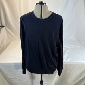 Men's Modern Blue w Accent Cashmere Sweater XXL NWT